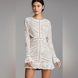 For Love & Lemons Emerie Cutout Dress - Small